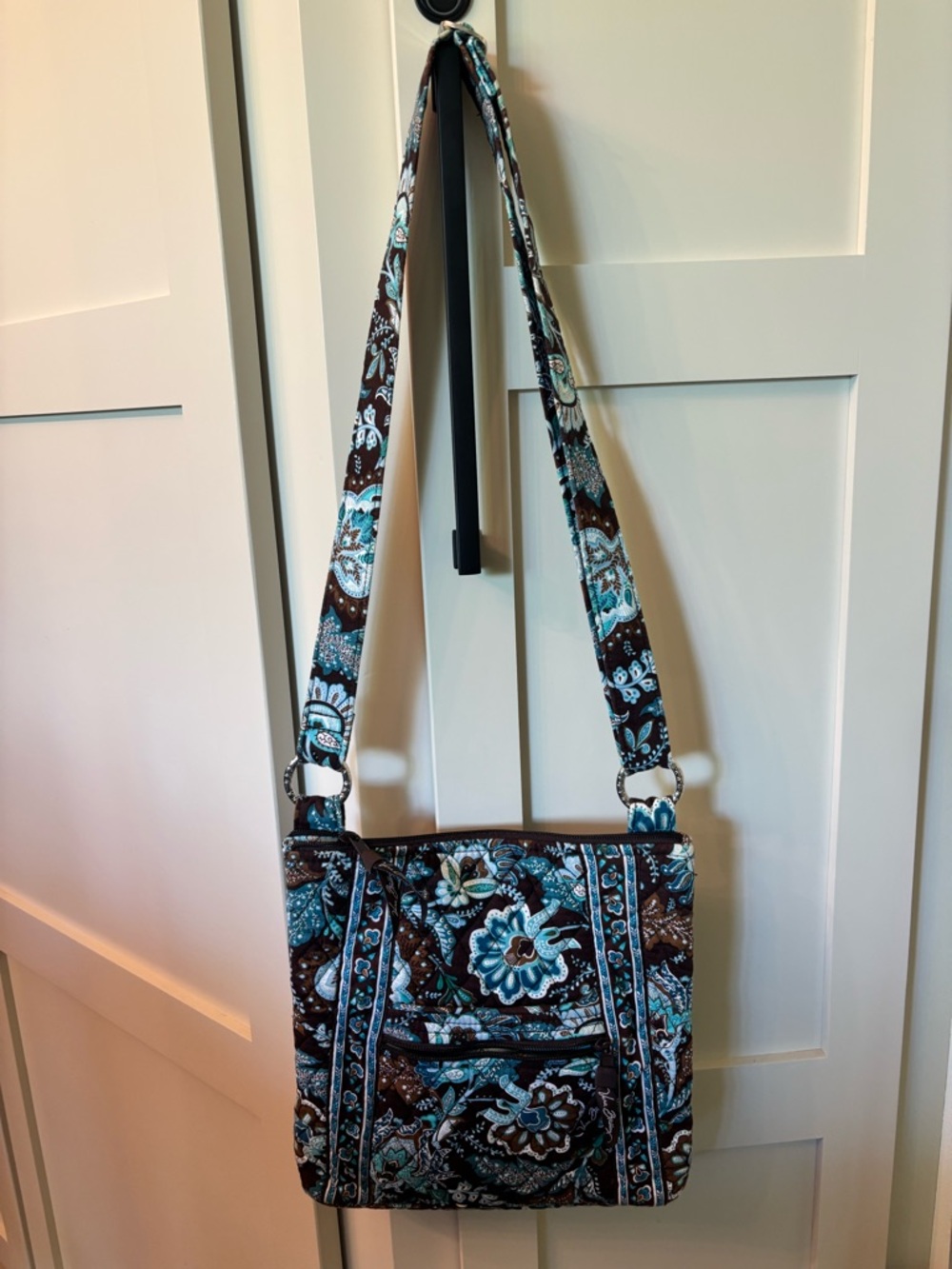 Vera Bradley Retired Print Java Blue Y2K 8pc Rolling Paisley Luggage Set - Picture 4 of 16